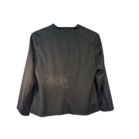 Calvin Klein Womens Grey Blazer Jacket Size 14W Viscose/Wool Blend - Picture 3 of 8